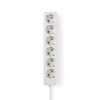 Nedis Stekkerdoos | 6-wegs | 1.5 m | 3680 W | 16 A | Wit | 1 stuks - EXSO615F1WT EXSO615F1WT