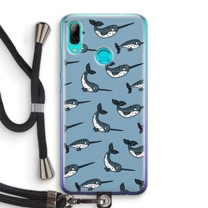 Narwhal: Huawei P Smart (2019) Transparant Hoesje met koord