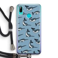 Narwhal: Huawei P Smart (2019) Transparant Hoesje met koord