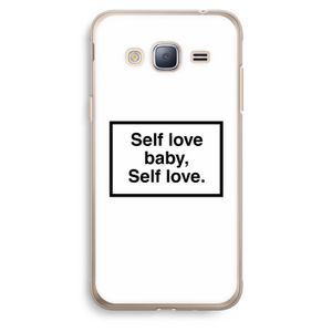 Self love: Samsung Galaxy J3 (2016) Transparant Hoesje