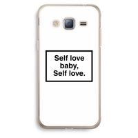 Self love: Samsung Galaxy J3 (2016) Transparant Hoesje