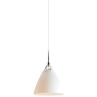 Kleine hanglamp chrome en opaalglas met E14 fitting &apos;Nordlux Read 14&apos;