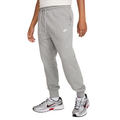 Nike Sportswear Club Fleece Joggingbroek Lichtgrijs Wit Nike Sportswear Club Fleece Joggingbroek Lichtgrijs Wit