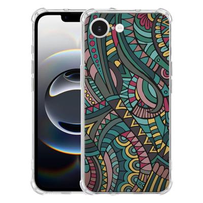 Apple iPhone 16e Hoesje - Aztec TPU Antishock Apple iPhone 16e Hoesje - Aztec TPU Antishock