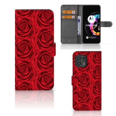 Motorola Edge 20 Lite Hoesje Red Roses Motorola Edge 20 Lite Hoesje Red Roses