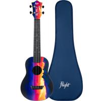 Flight Travel Series TUC Sunset Elise Ecklund Signature concert ukelele met gigbag