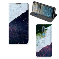 Nokia 2.4 Stand Case Sea in Space