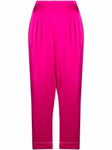 ERES pantalon en soie Capitaine à plis - Rose