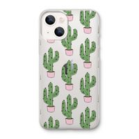 Cactus Lover: iPhone 13 mini Transparant Hoesje