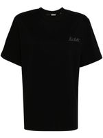 ROTATE BIRGER CHRISTENSEN t-shirt en coton biologique à logo brodé - Noir