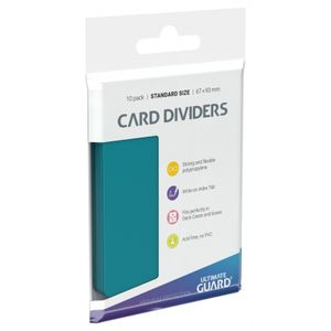 Ultimate Guard Card Dividers Standard Size Petrol Blue (10)