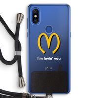 I'm lovin' you: Xiaomi Mi Mix 3 Transparant Hoesje met koord