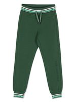 Karl Lagerfeld Kids pantalon de jogging à logo imprimé - Vert