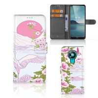 Nokia 3.4 Telefoonhoesje met Pasjes Bird Standing