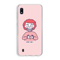 Hartje: Samsung Galaxy A10 Transparant Hoesje