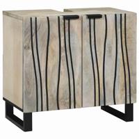 Wastafelkast met plank Bruin en zwart 62 x 33 x 58 cm
