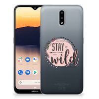 Nokia 2.3 Telefoonhoesje met Naam Boho Stay Wild