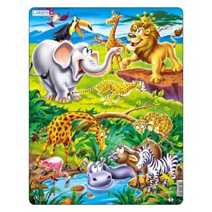 Selecta Larsen legpuzzel dieren - op safari, 18st.