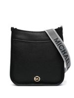 Michael Michael Kors sac porté épaule en cuir à plaque logo - Noir - thumbnail