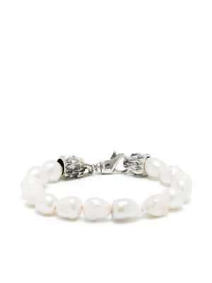 Emanuele Bicocchi bracelet à perles d'eau douce - Blanc