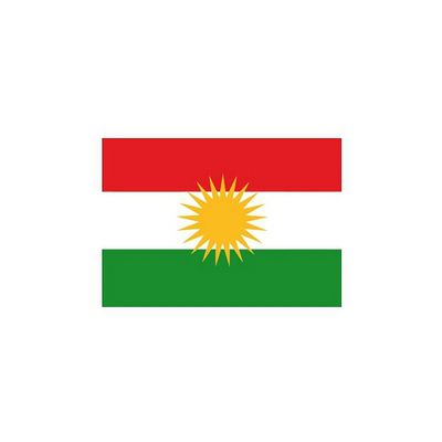 Vlag Koerdistan stickers