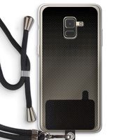 Musketon Halftone: Samsung Galaxy A8 (2018) Transparant Hoesje met koord