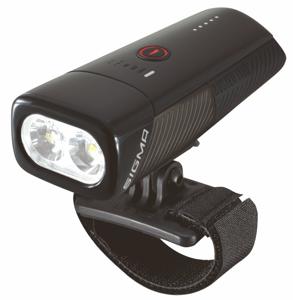 Sigma koplamp buster 1100 led helmhouder -li-ion accu usb