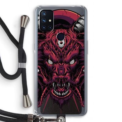 Hell Hound and Serpents: OnePlus Nord N10 5G Transparant Hoesje met koord