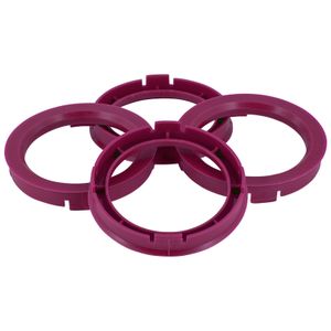 TPI Centreerringen 70.1->66.1mm Paars 4 stuks TP701661