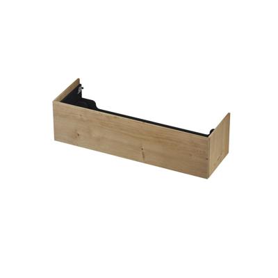 INK - Onderkast 1 Lade Push 2 Open Bestaande Uit - 1400x450x376 Mm - Ash Grey Fineer