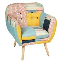 Beliani - MELBY - Chesterfield fauteuil - Multicolor - Polyester