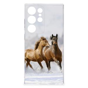 Samsung Galaxy S24 Ultra TPU Hoesje Paarden