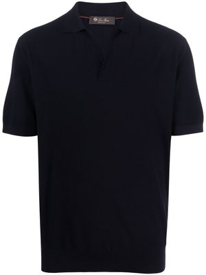 Loro Piana polo à manches courtes - Bleu