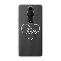 Best heart pastel: Sony Xperia Pro-I Transparant Hoesje