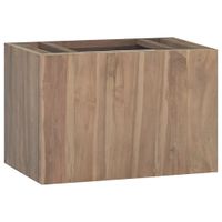 Badkamerwandkast 60x39x40 cm massief teakhout