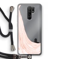 Peach bath: Xiaomi Redmi 9 Transparant Hoesje met koord