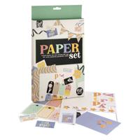 Creative Craft Group Knutsel papier met print gemend a4 Creative Craft Group Knutsel papier met print gemend a4