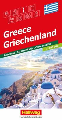 Wegenkaart - landkaart Road maps Griekenland | Hallwag