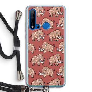Mammoet: Huawei P20 Lite (2019) Transparant Hoesje met koord