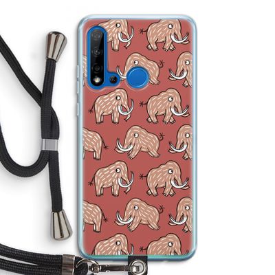 Mammoet: Huawei P20 Lite (2019) Transparant Hoesje met koord