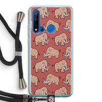 Mammoet: Huawei P20 Lite (2019) Transparant Hoesje met koord