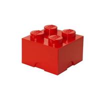 LEGO - Opbergbox Brick 4, Rood - LEGO