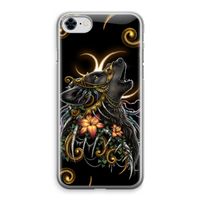 Huilende Wolf: iPhone 8 Transparant Hoesje