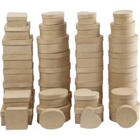 Creativ Company Dozen, h: 5-7,5 cm, d 10-18 cm, 72 stuk/ 1 doos