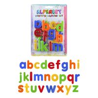 Gekleurde magnetische alfabet letters set - 4 cm   - - thumbnail