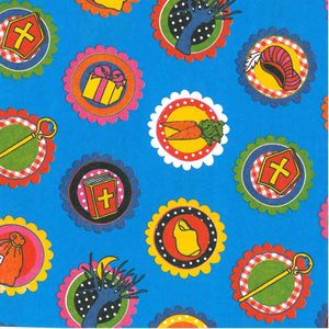 Geschenkpapier rol Sint Silver 50 centimeter x 200 meter