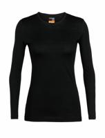 Icebreaker 200 Oasis LS Crewe Thermoshirt Dames Black XL