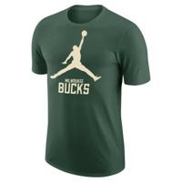 Heren-T-Shirt met Korte Mouwen Nike MIL M NK ES NBA SS TEE FD1474 323 Groen - Maat: L