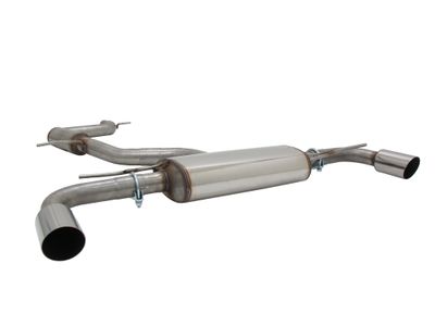 Viking Choice  Complete sportuitlaat RVS voor VW Golf 6 GTi 90mm