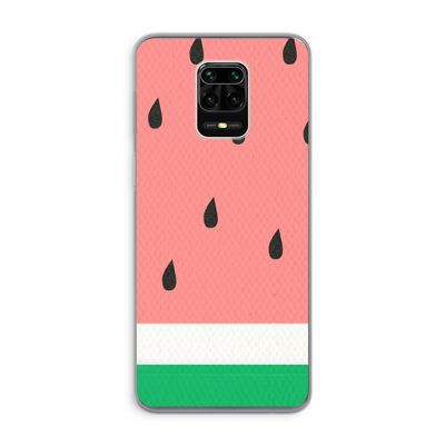 Watermeloen: Xiaomi Redmi Note 9 Pro Transparant Hoesje